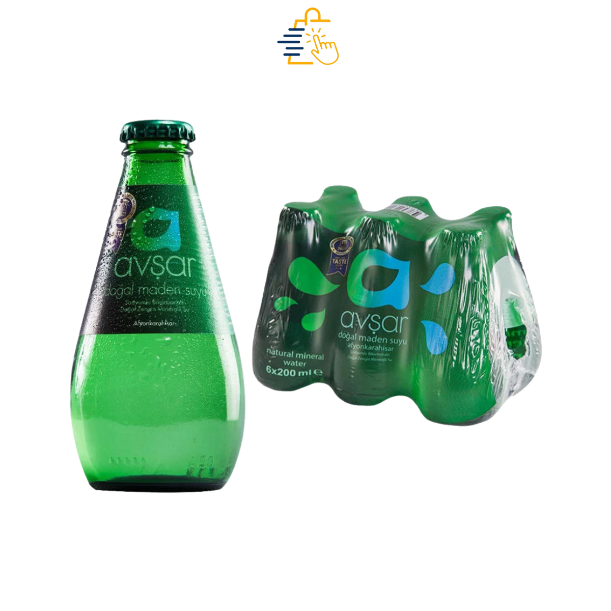 Avşar Sade Doğal Maden Suyu 6 x 200 ml