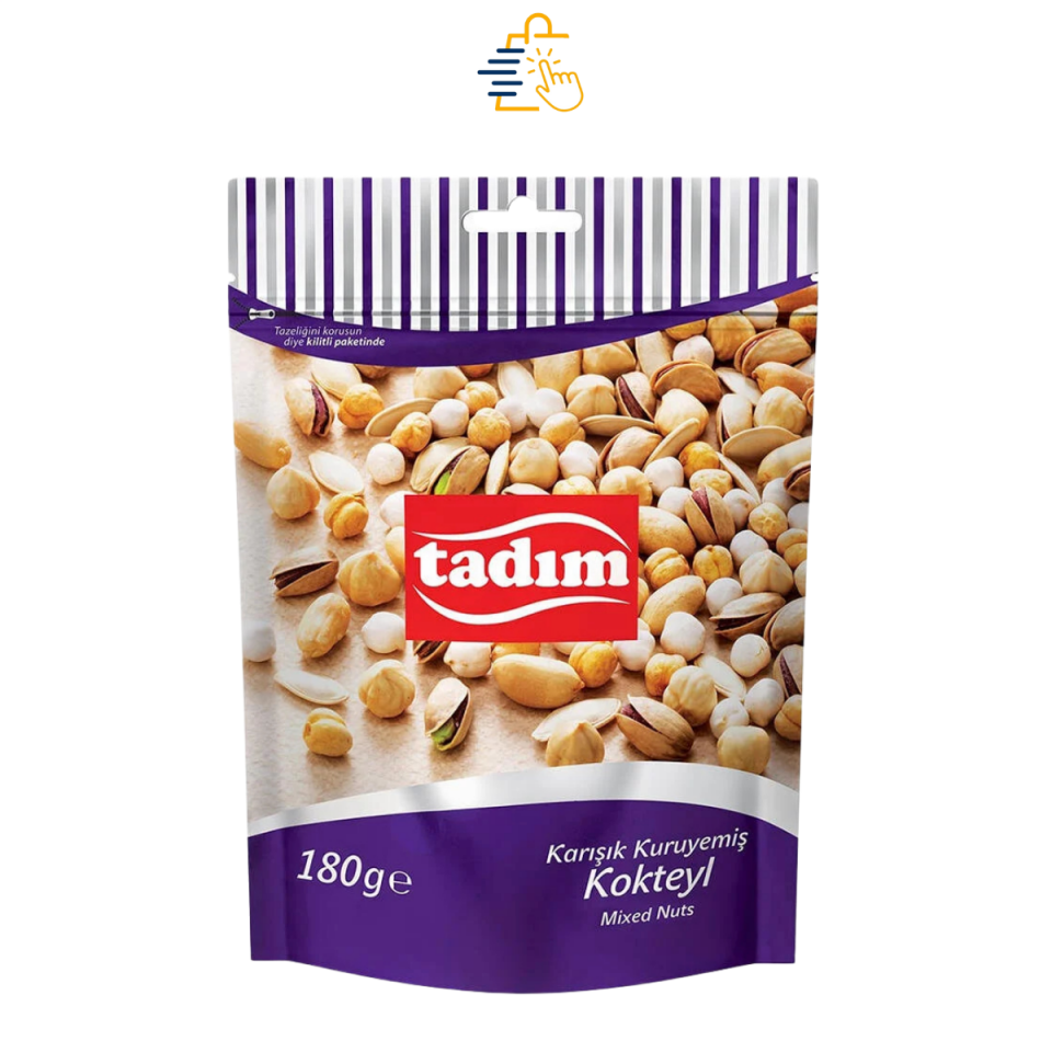 Tadım Kokteyl Kavrulmuş Karışık Kuruyemiş 180 gr