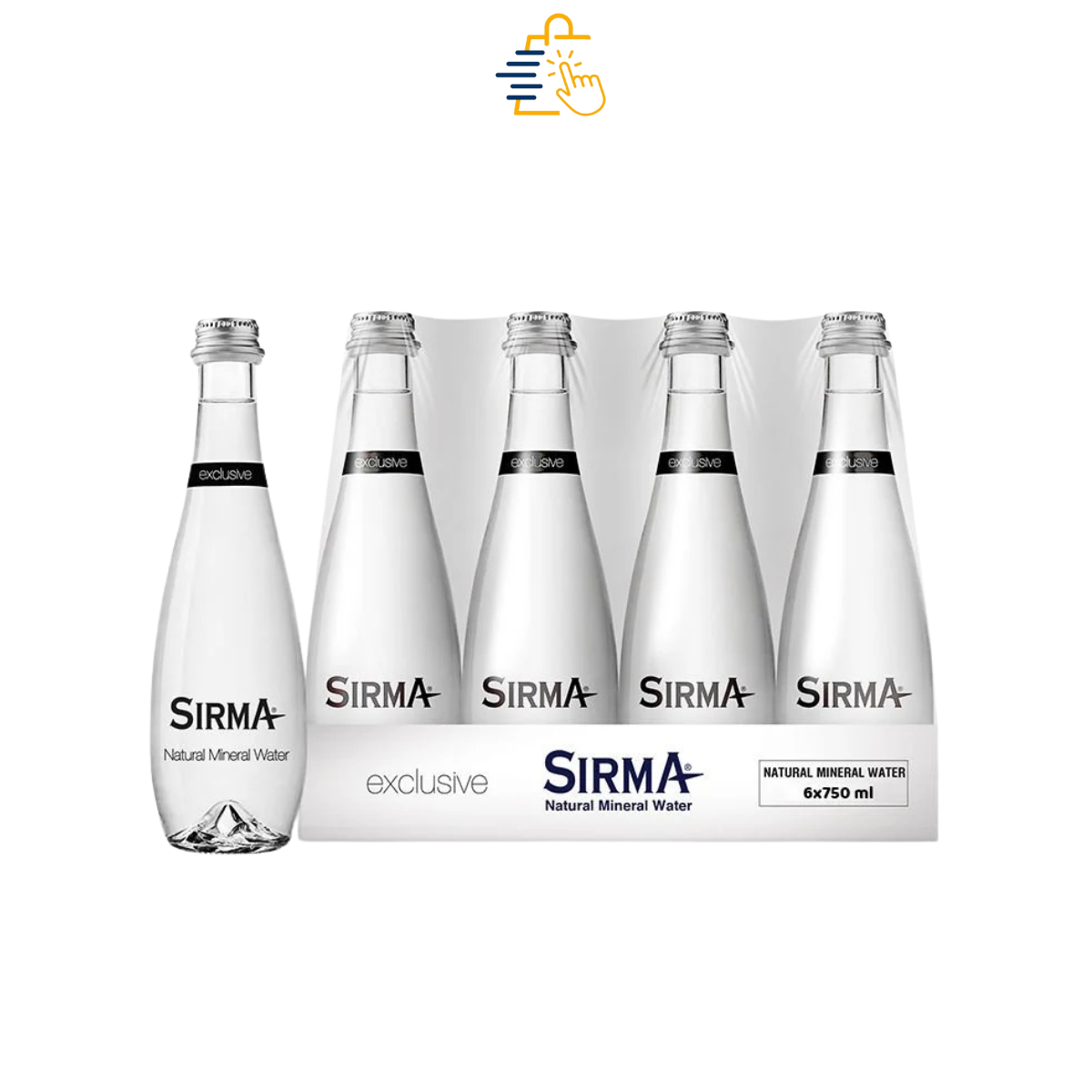 Sırma Cam Şişe 750 Ml 6'lı Paket