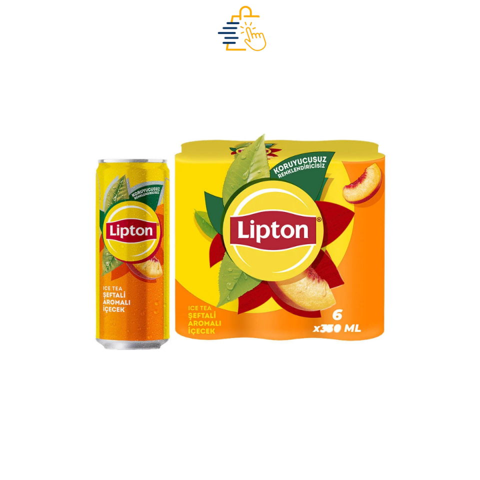 Lipton Ice Tea Şeftali Kutu 6x330 ml