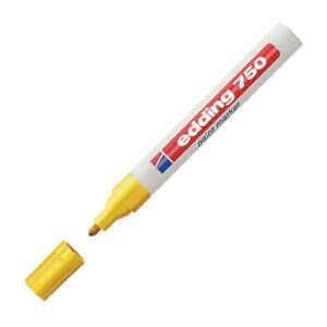 Edding 750 Paint Permanent Markör Kalem Yuvarlak Uç - Sarı