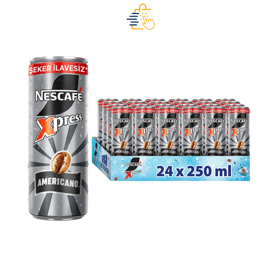 Nescafe Xpress Zero Black 250 ml 24'lü