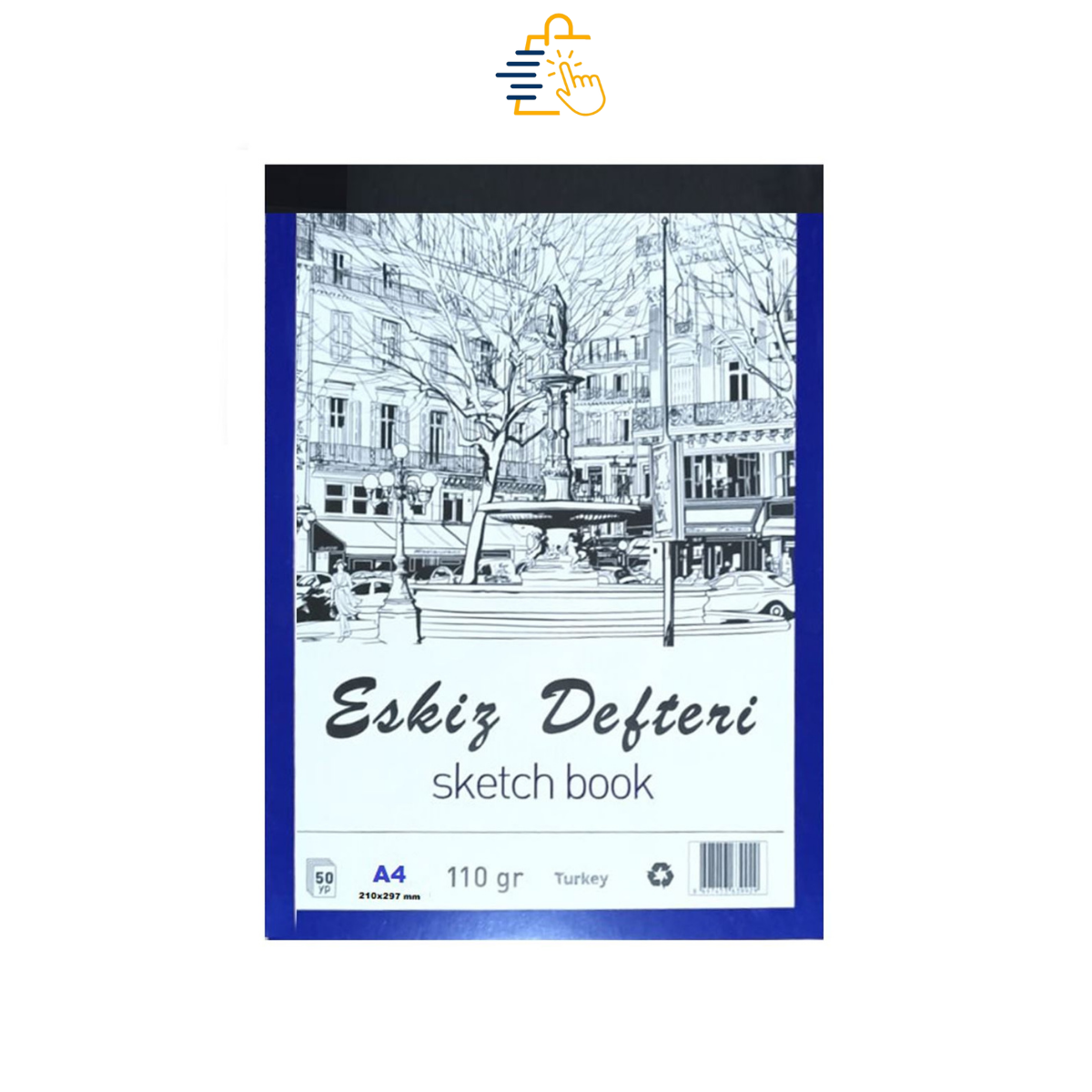 Mcolor Eskiz Defteri A4 Dikişli 110 gr 50 Yaprak