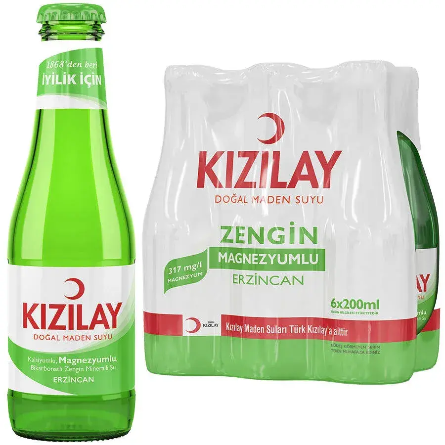 KOLİYLE AL - Kızılay Erzincan Doğal Maden Suyu Sade 200 ml 24 'lü Paket