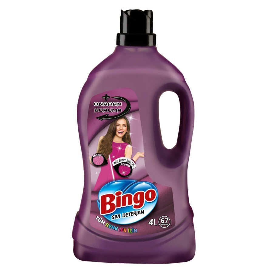 Bingo Sıvı Deterjan Onaran Koruma 4 Lt