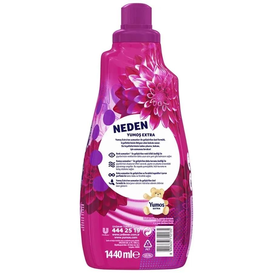 Yumoş Extra Konsantre Çamaşır Yumuşatıcısı Orkide 1440 ml