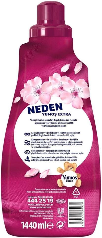 Yumoş Extra Çamaşır Yumuşatıcı Sakura 1440 ml