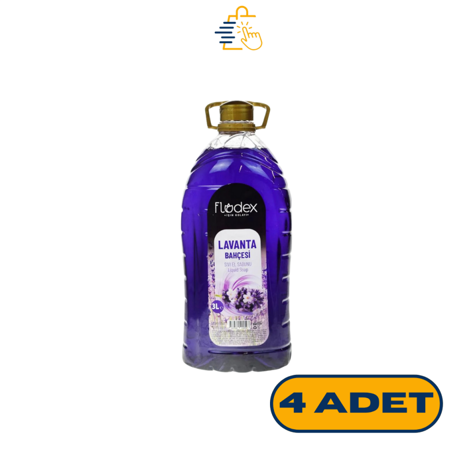 Flodex Sıvı Sabun Lavanta Bahçesi 3000 ml x 4 Adet