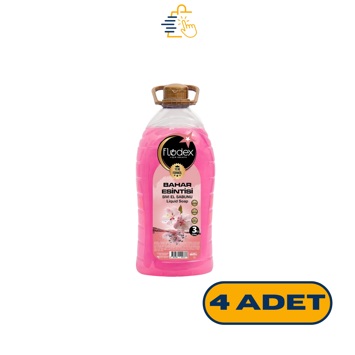 Flodex Sıvı Sabun Bahar Esintisi 3000 ml x 4 Adet