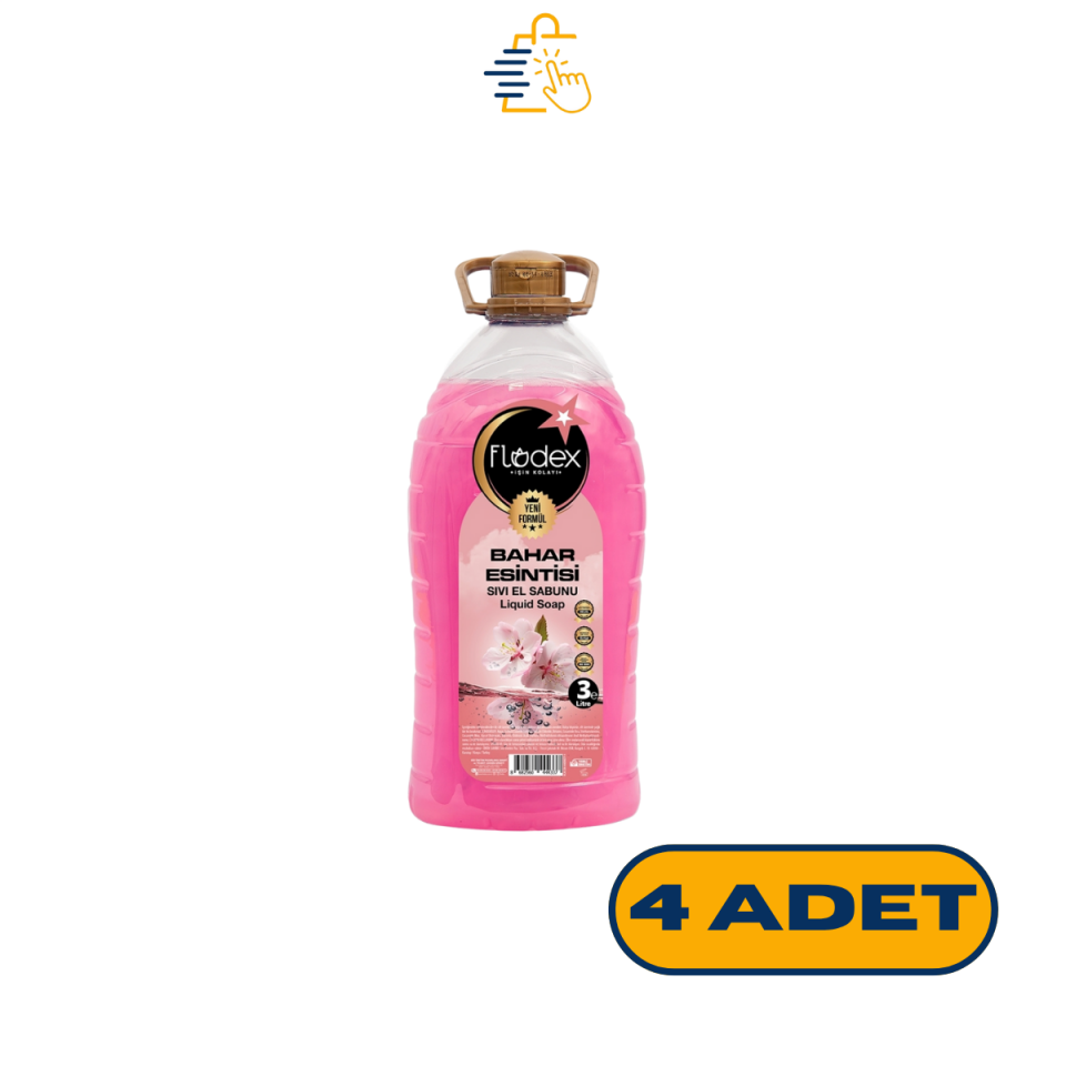 Flodex Sıvı Sabun Bahar Esintisi 3000 ml x 4 Adet