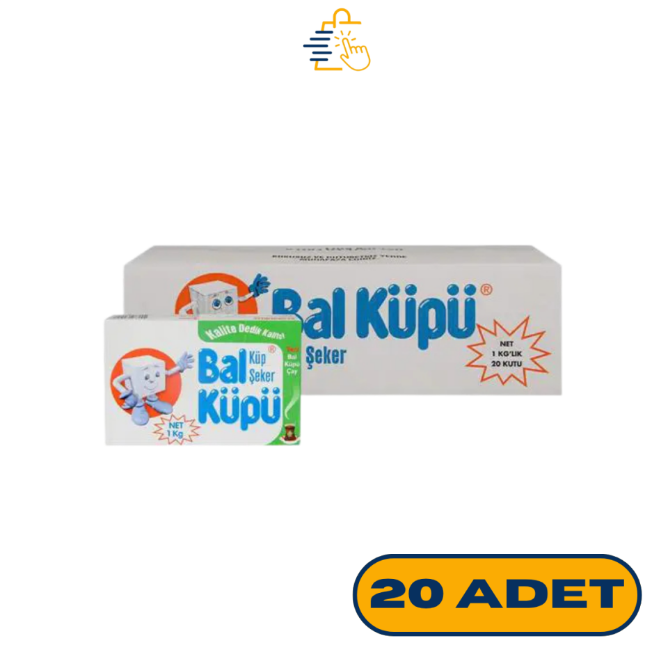 Bal Küpü Küp Şeker 1 kg x 20 Adet