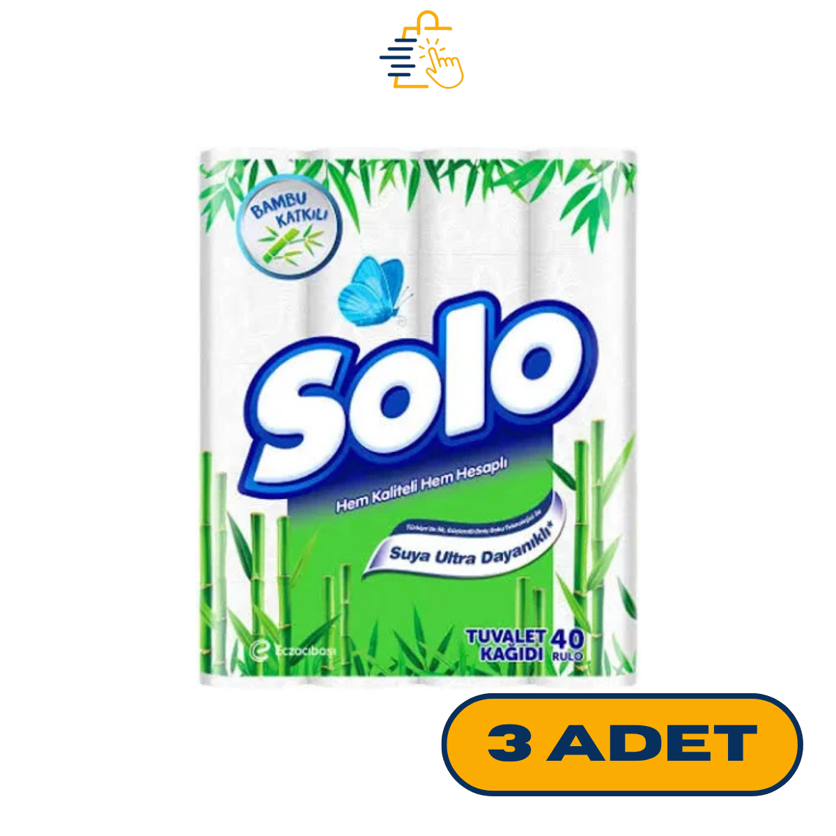 Solo Bambu Tuvalet Kağıdı 3 Adet
