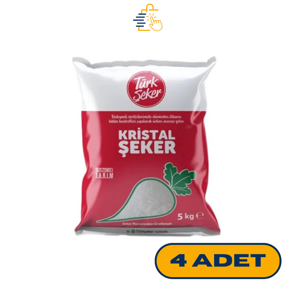 Türk Şeker Toz Şeker 5 Kg x 4 Adet
