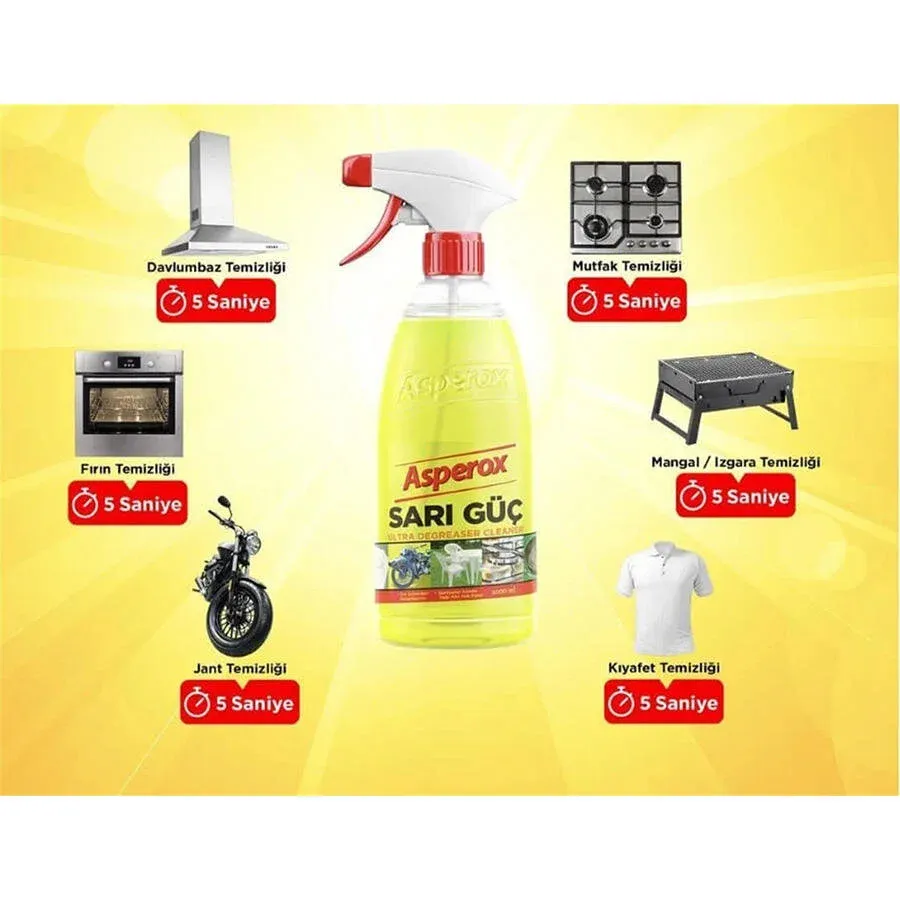 Asperox Sarı Güç Sprey 1 L