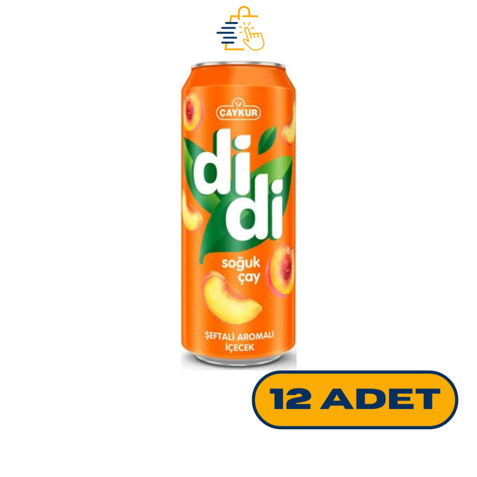 Didi Şeftali Aromalı Soğuk Çay 500 ml x 12 Adet