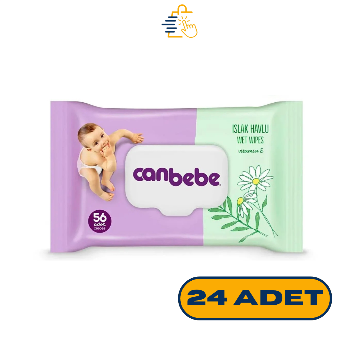 Canbebe Islak Mendil 56’lı x 24 Adet