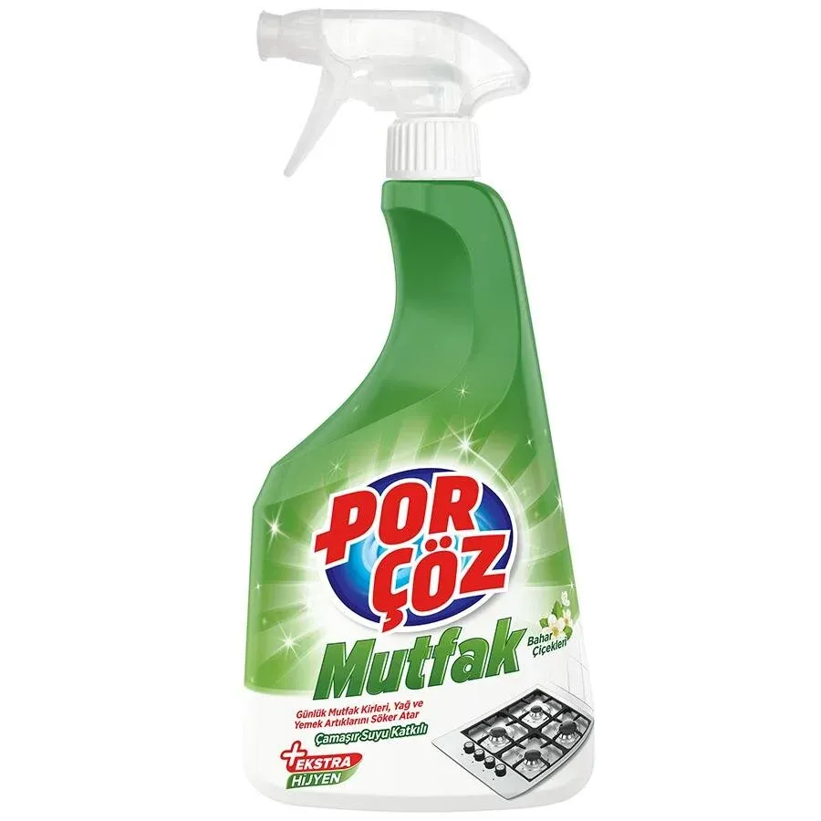Porçöz Mutfak Sprey 750 ML Çamaşır Suyu Katkılı