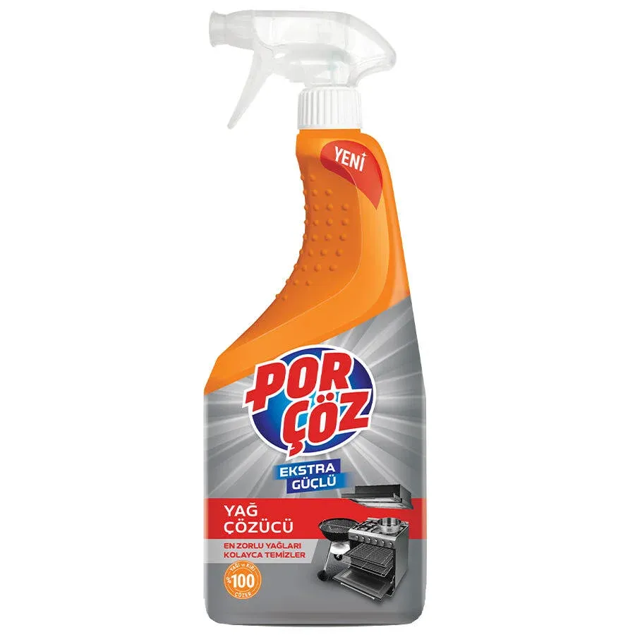 Porçöz Ekstra Güçlü Yağ Çözücü Sprey 750 Ml
