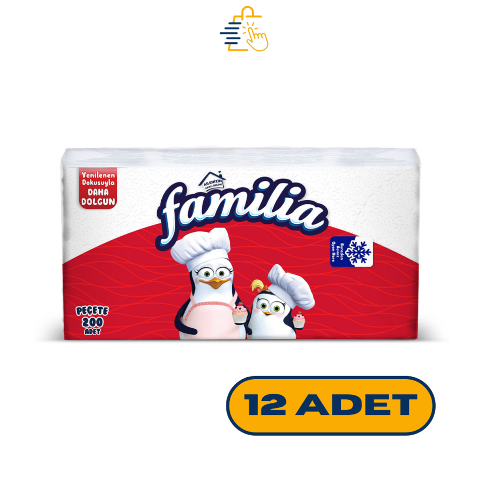 Familia Peçete 200 Yaprak 12’li Paket