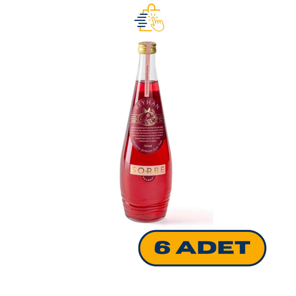 Sorbe Reyhan Şerbeti 750 ml 6’lı Paket