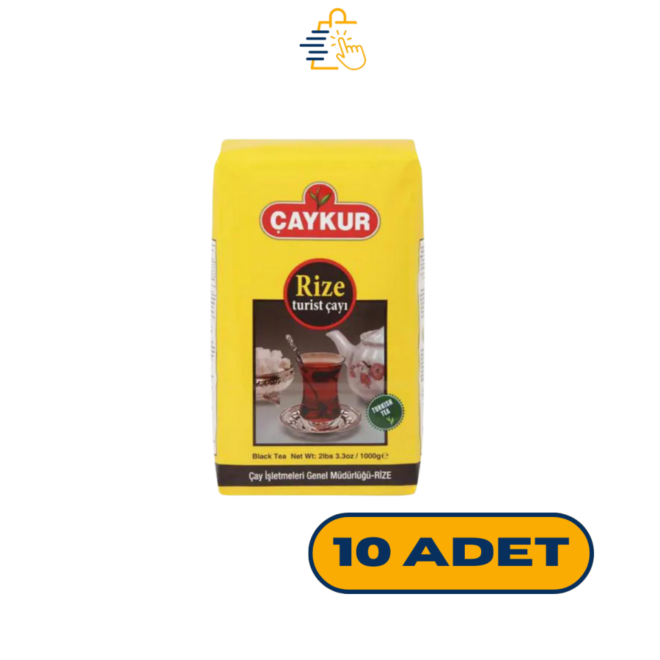 Çaykur Rize Turist Dökme Çay 1 kg 10 'lu
