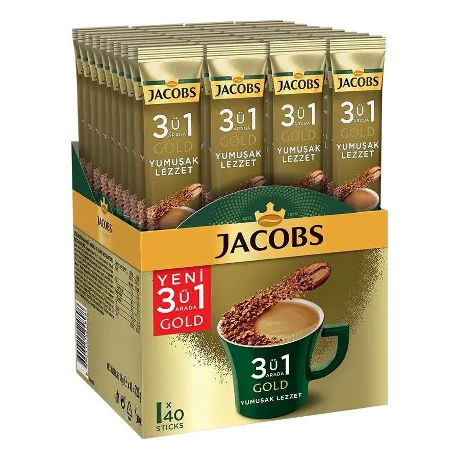 Jacobs 3'ü 1 Arada Yumuşak Lezzet 18 gr 40'lı