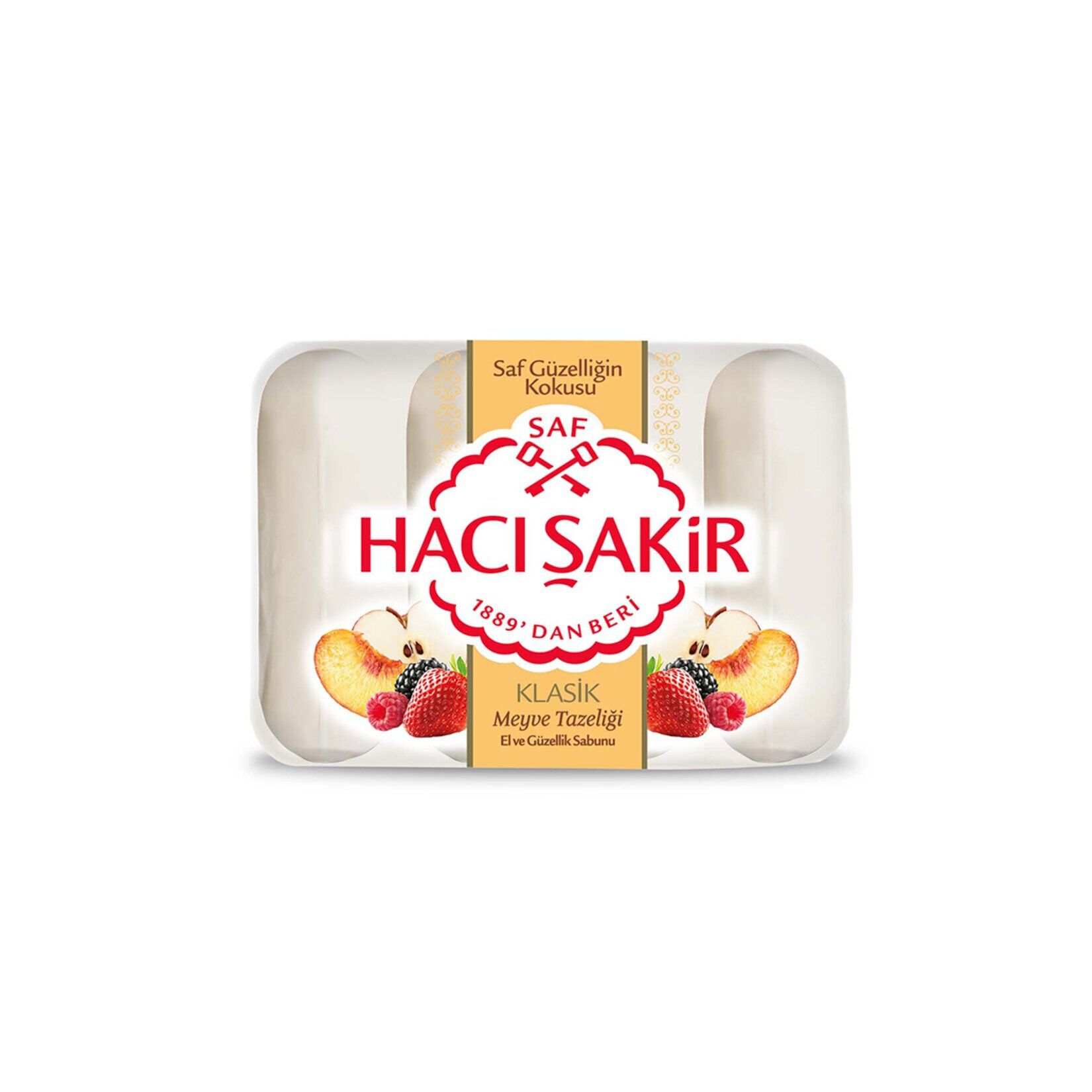 Hacı Şakir Klasik Meyve Tazeliği Güzellik Sabunu 4X70 G